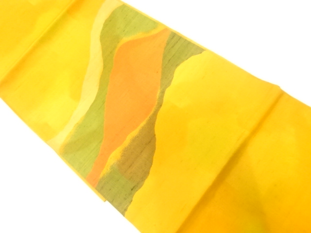 JAPANESE HIRAKI NAGOYA OBI / TSUMUGI / WOVEN MIST